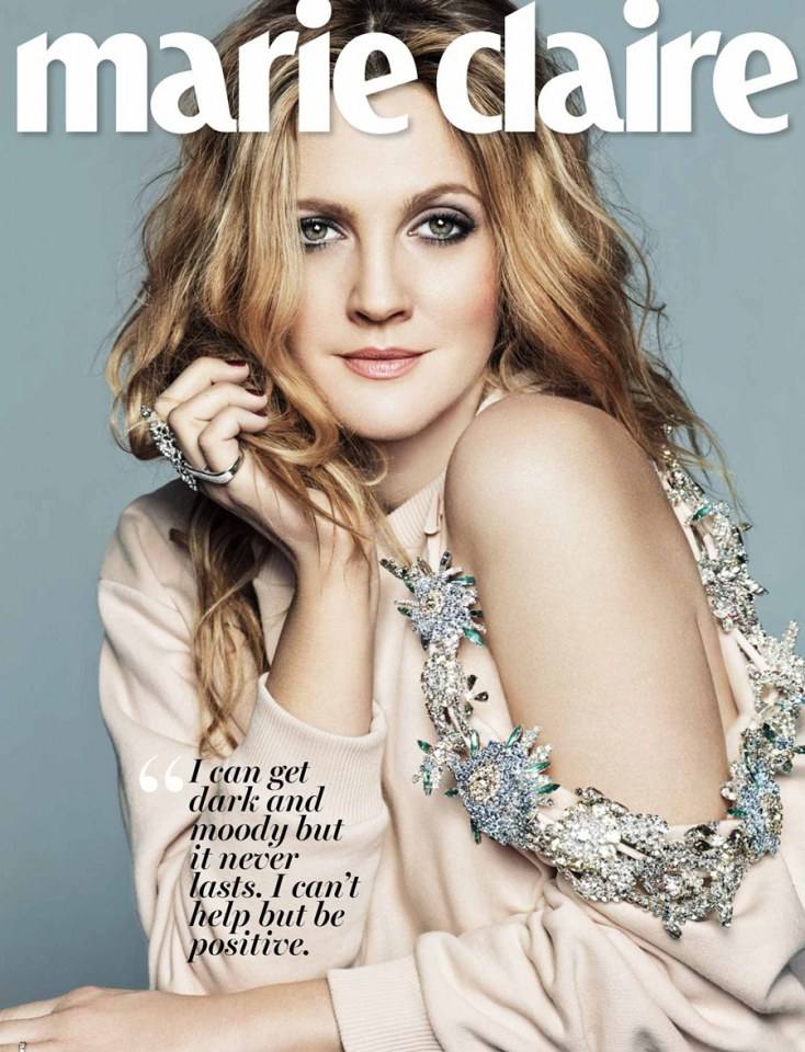 Drew Barrymore @ Marie Claire US February 2014