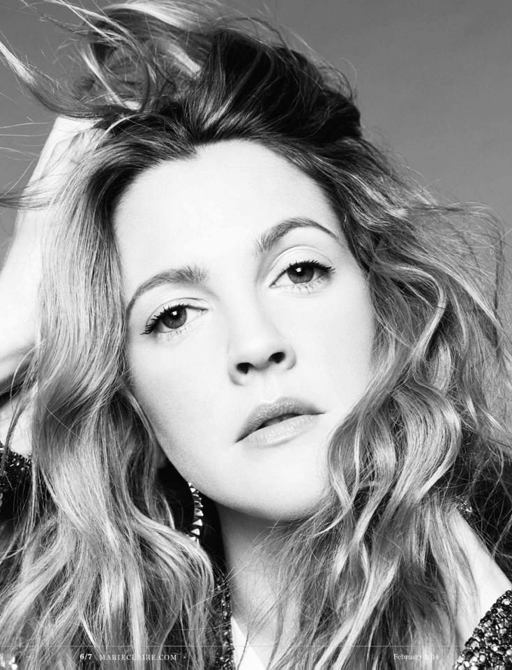 Drew Barrymore @ Marie Claire US February 2014