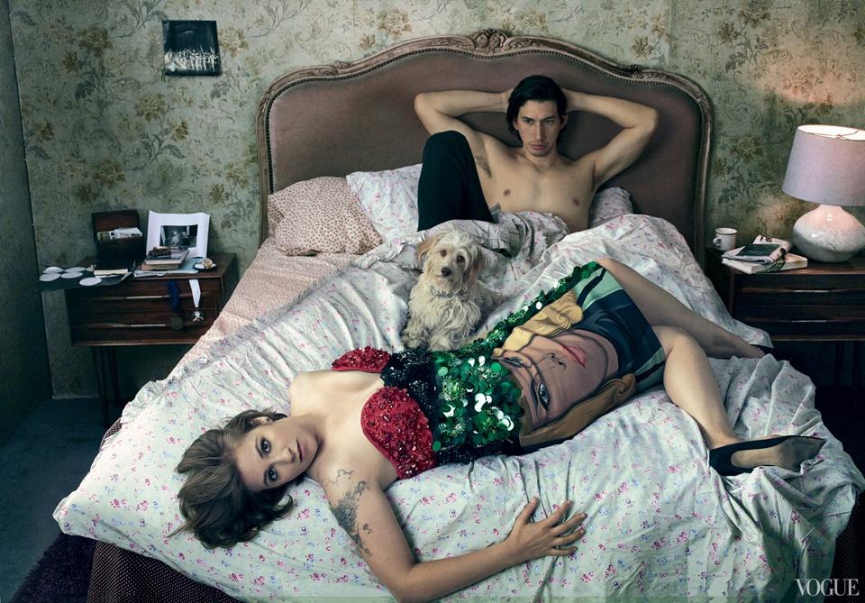 Lena Dunham @ Vogue US February 2014