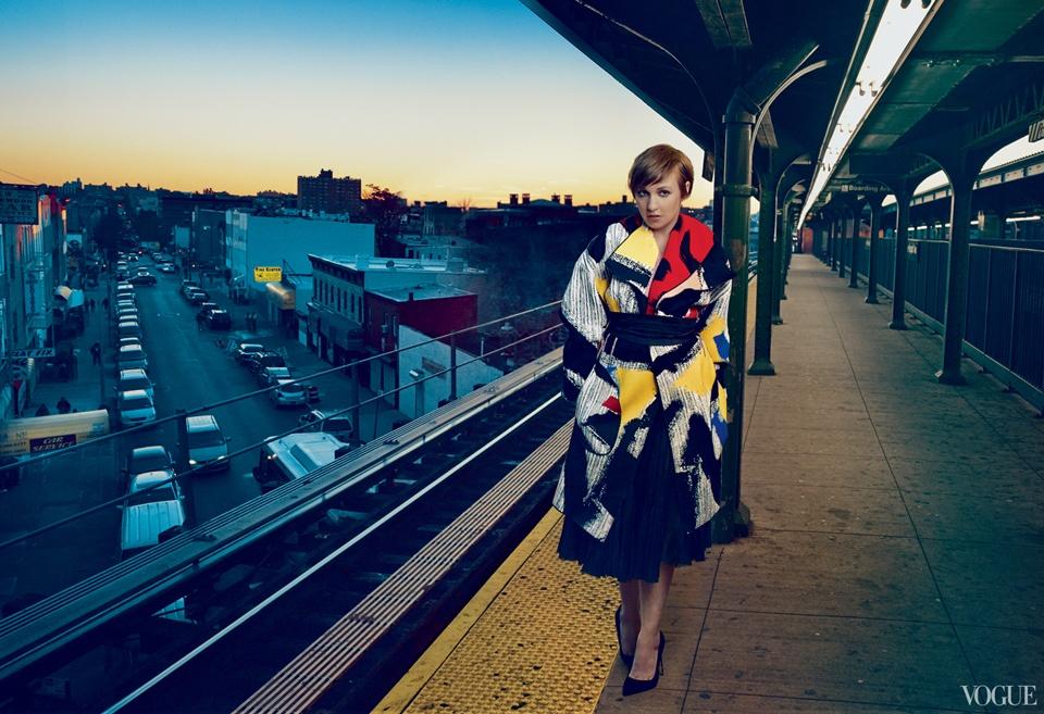 Lena Dunham @ Vogue US February 2014