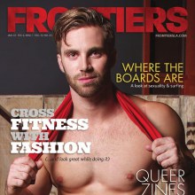 Mark Sauer Jr. @ Frontiers Magazine January 2014