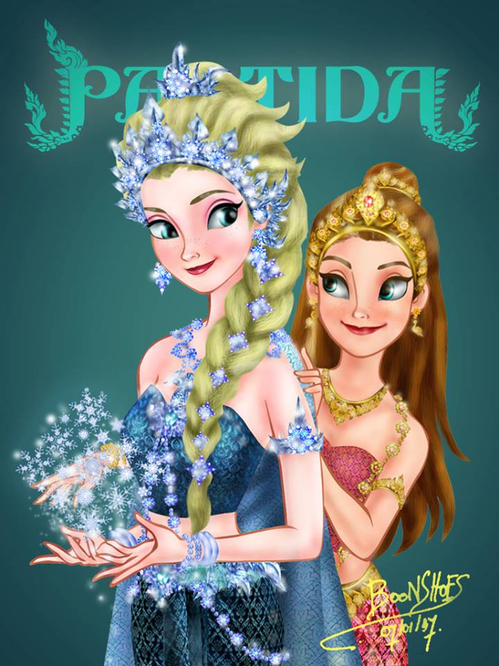 เอลซ่าและอันนา จาก Frozen