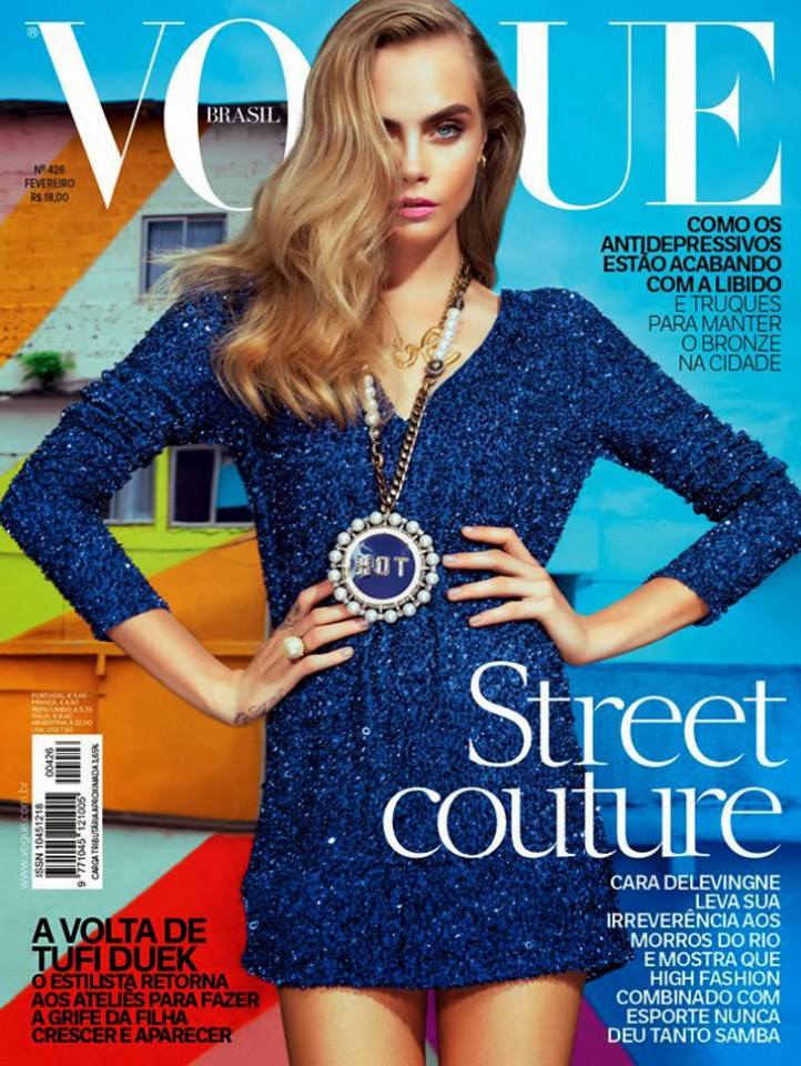 Cara Delevingne @ Vogue Brazil February 2014
