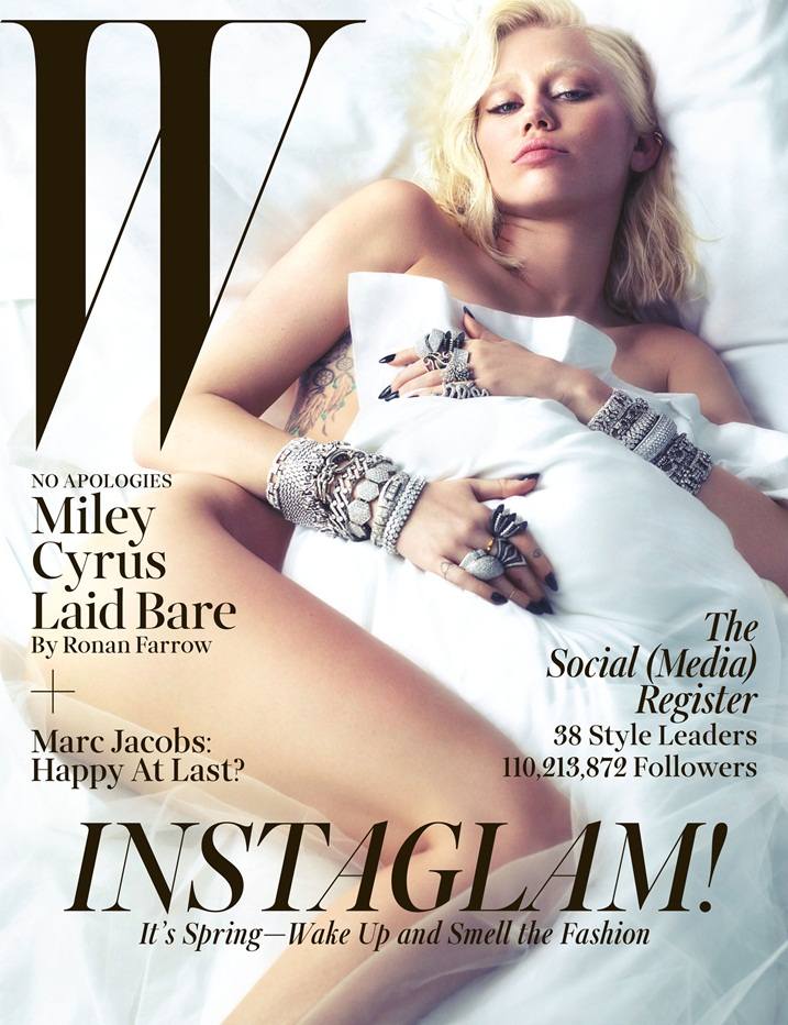 Miley Cyrus @ W Magazine March 2014