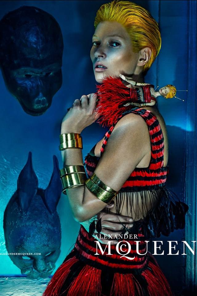 Kate Moss @ Alexander McQueen Campaign 2014