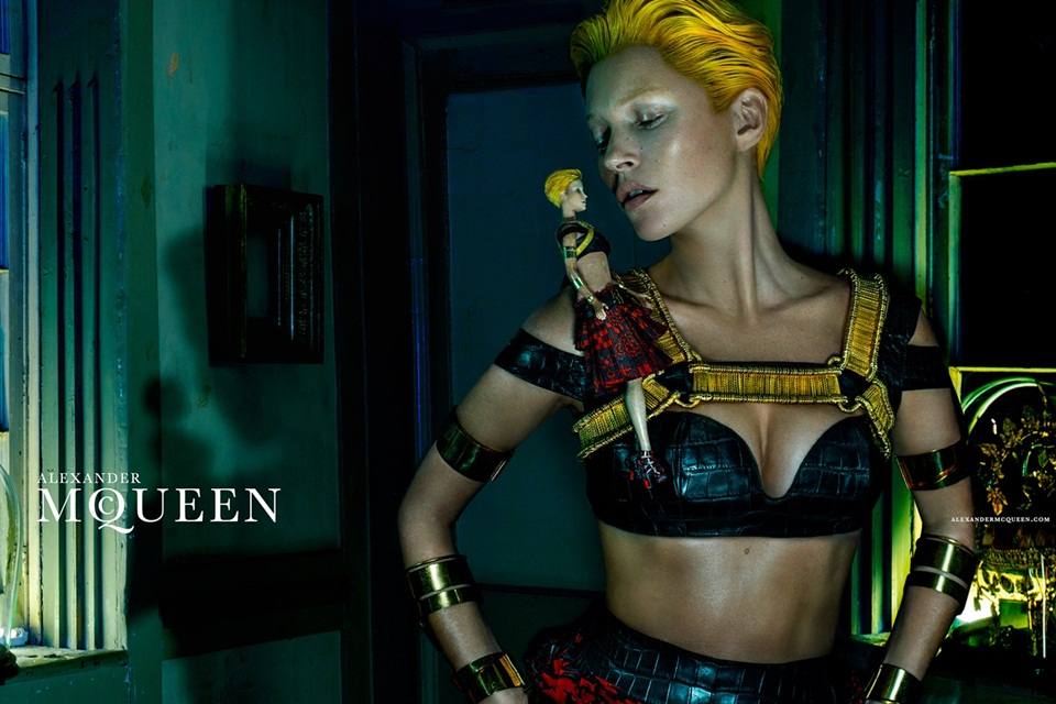 Kate Moss @ Alexander McQueen Campaign 2014
