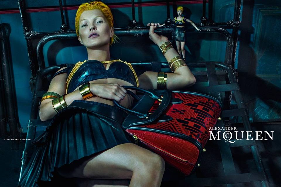 Kate Moss @ Alexander McQueen Campaign 2014