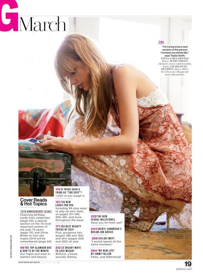 Taylor Swift @ Glamour USA March 2014