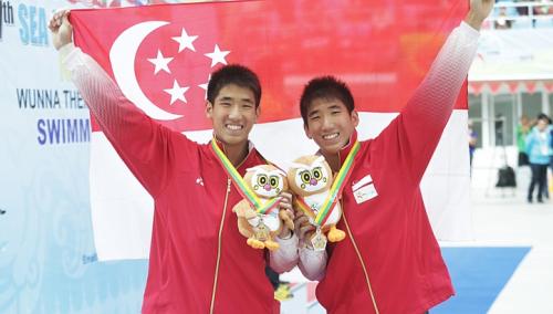 Mark & Timothy Lee, Team Singapore divers