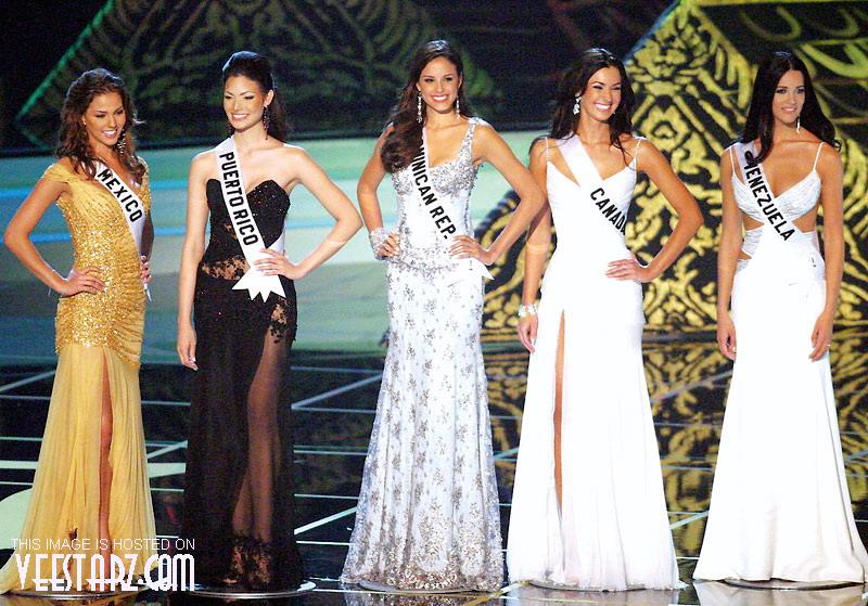 บรรยากาศ Top 5 บนเวที Miss Universe 2001-2013