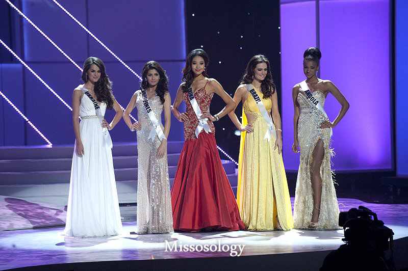 บรรยากาศ Top 5 บนเวที Miss Universe 2001-2013