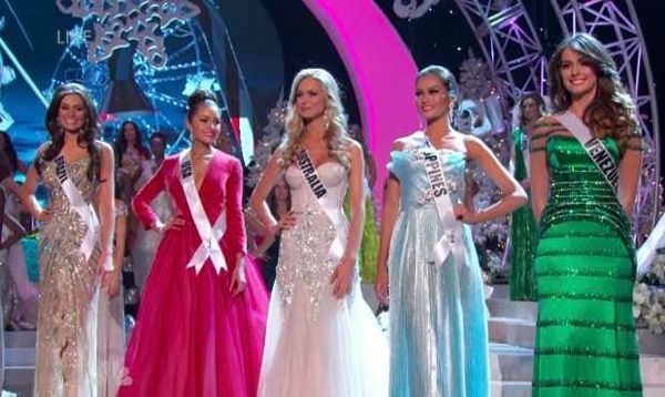 บรรยากาศ Top 5 บนเวที Miss Universe 2001-2013