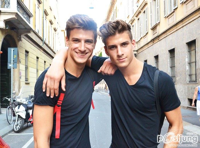นายแบบ20วัยฝาแฝดเยอรมัน Alessandro Hasni & Nicolas Hasni