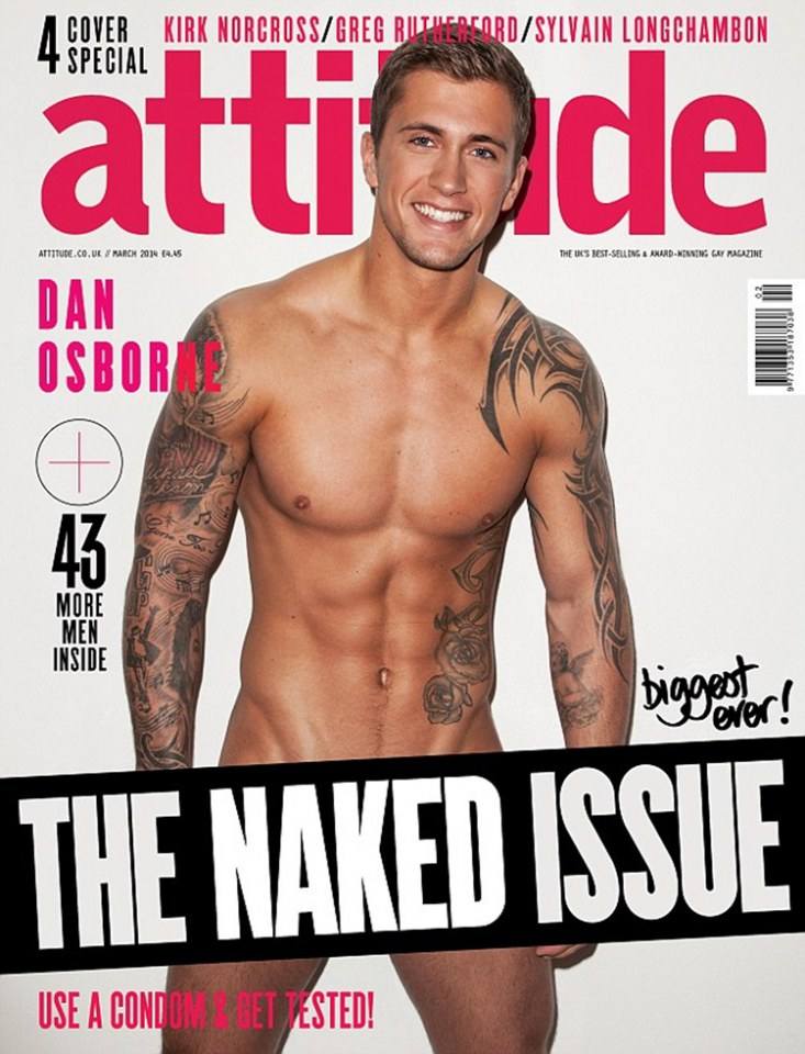 Dan Osborne @ Attitude UK March 2014