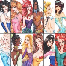 Concept Fashion Modeling Of Disney Princess