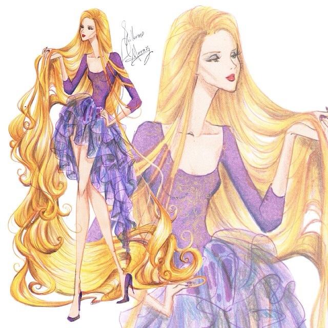 Concept Fashion Modeling " Princess Rapunzel "  From Tangled