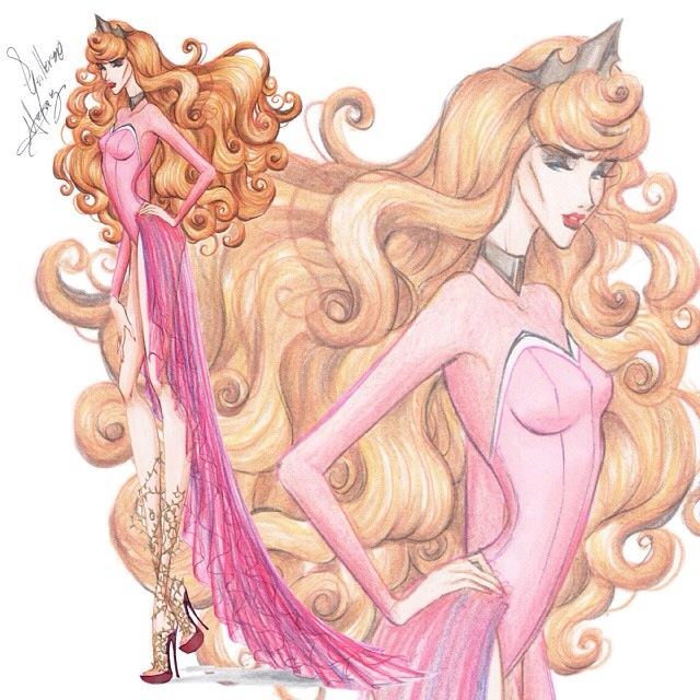 Concept Fashion Modeling " Princess Aurora "  From Sleeping Beauty