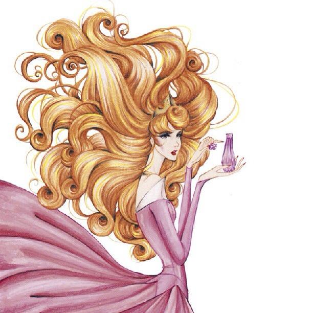 Concept Fashion Modeling " Princess Aurora "  From Sleeping Beauty #Solo