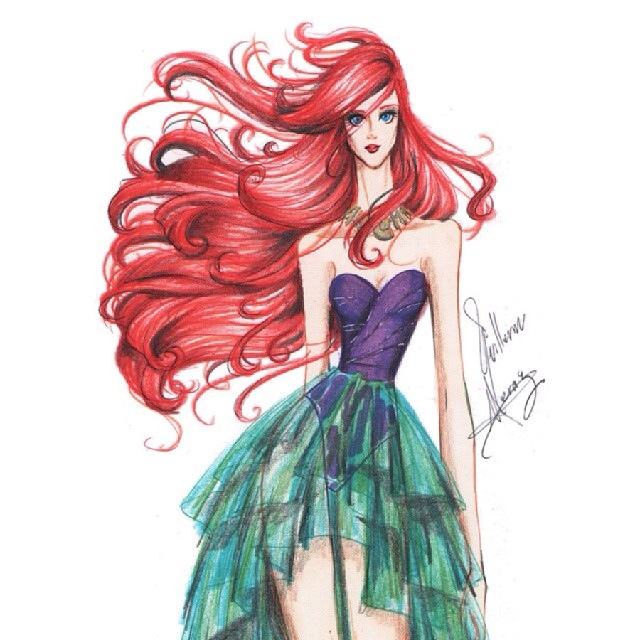 Concept Fashion Modeling " Princess Ariel " From The Little Mermaid #Solo