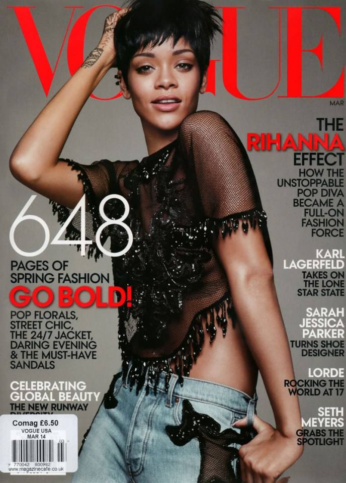 Rihanna @ Vogue US March 2014