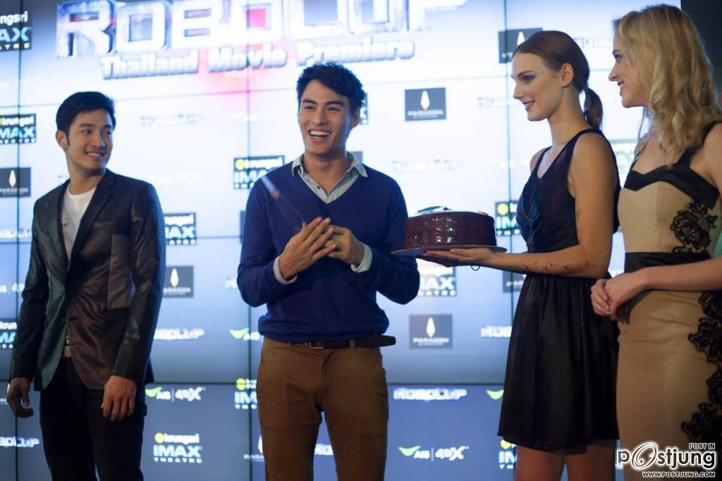 Navin Tar, Auan Rangsit, Koolcheng Trịnh Tú Trung - Robot Cop Premiere