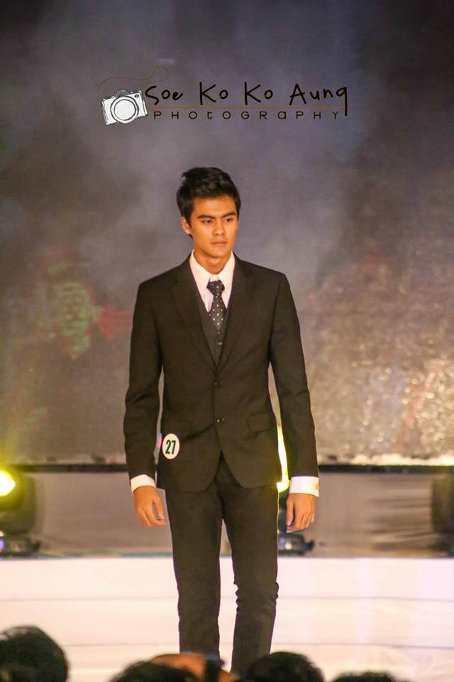 มาร์โก ตัวแทนหนุ่มพม่า ประกวด Mister Global MYANMAR 2014 ที่ประเทศไทย