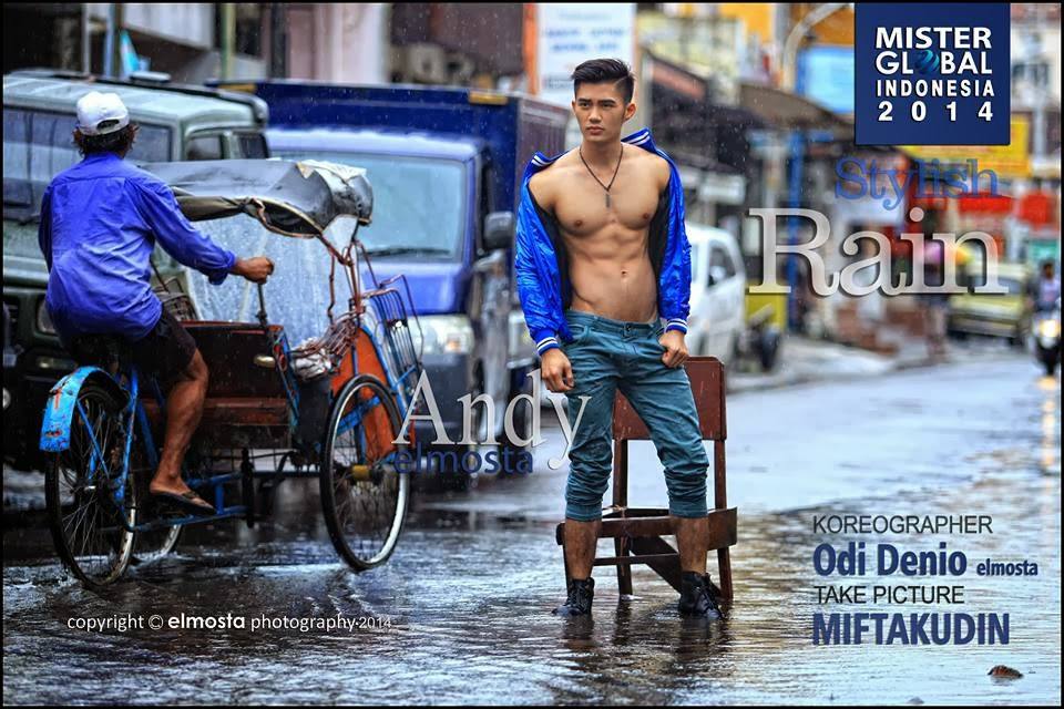 Andy Mukti, Mister Global Indonesia 2014