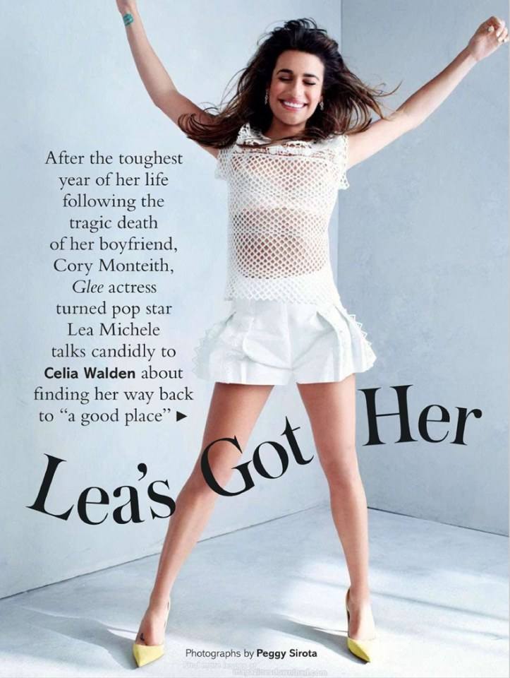 Lea Michele @ Glamour UK Magazine April 2014