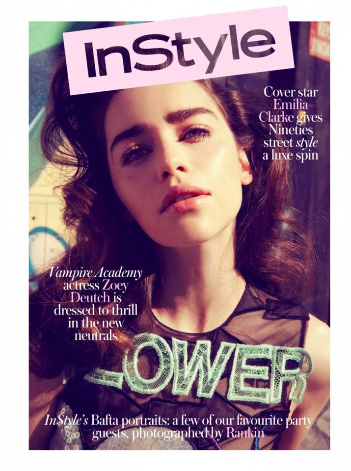 Emilia Clarke @ InStyle UK April 2014