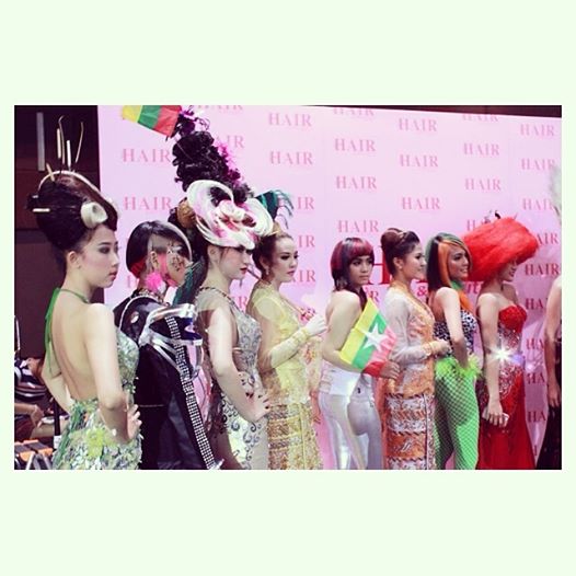 Bangkok international HAIR show 2014