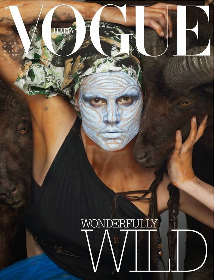 Saskia de Brauw @ Vogue Italia March 2014
