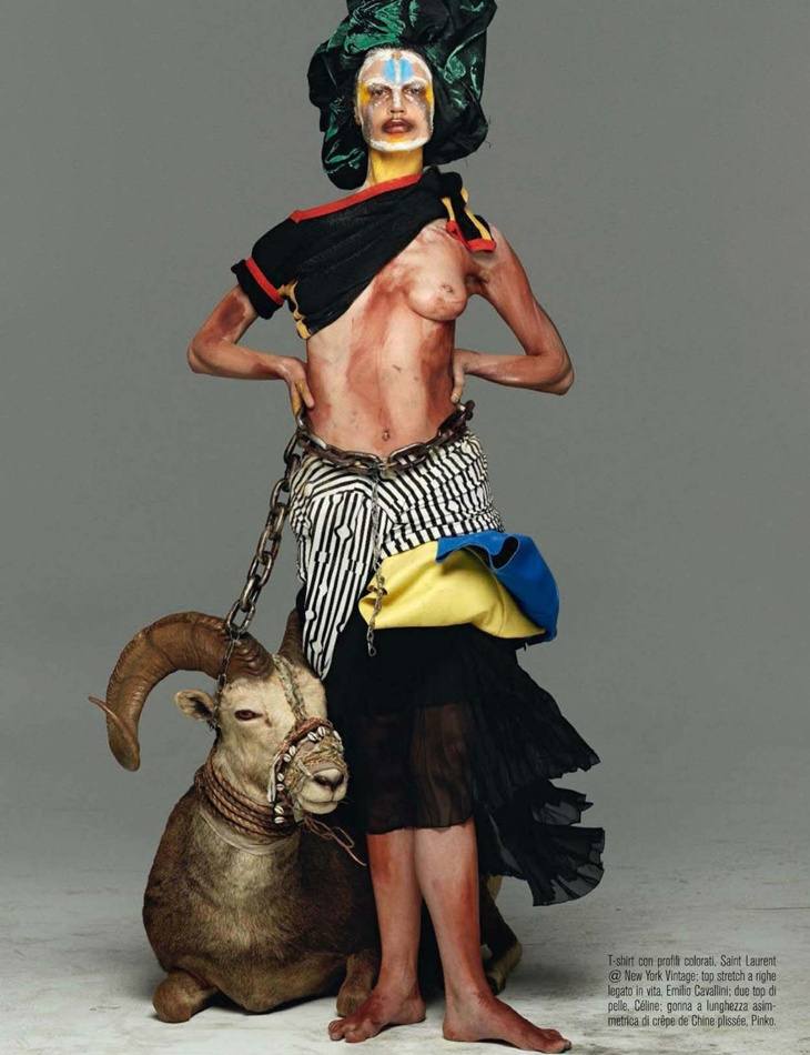 Saskia de Brauw @ Vogue Italia March 2014