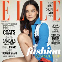 Katie Holmes @ Elle UK April 2014