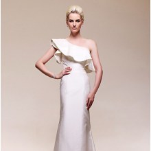 ชุดราตรีสีขาว White Gvening Gowns 4