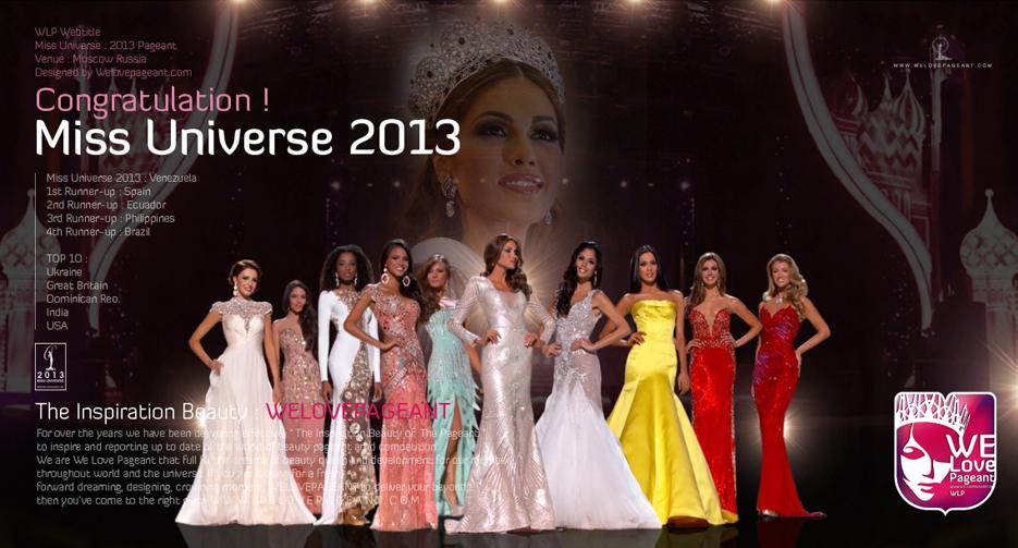 Top 10 Miss Universe 2013