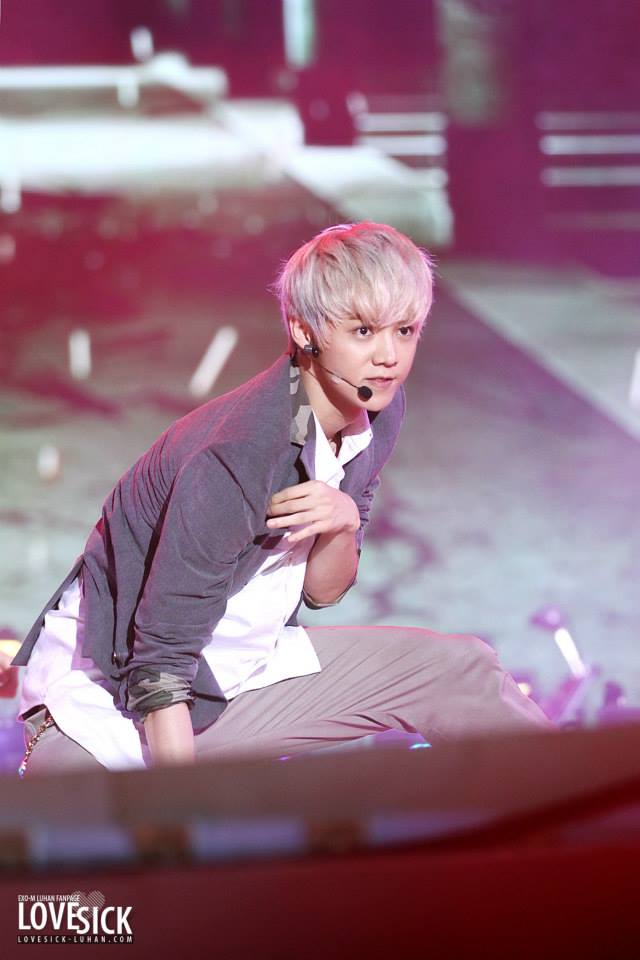 luhan hair color gray