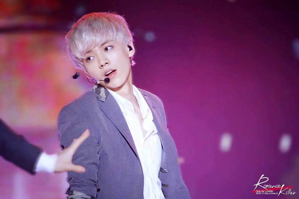 luhan hair color gray