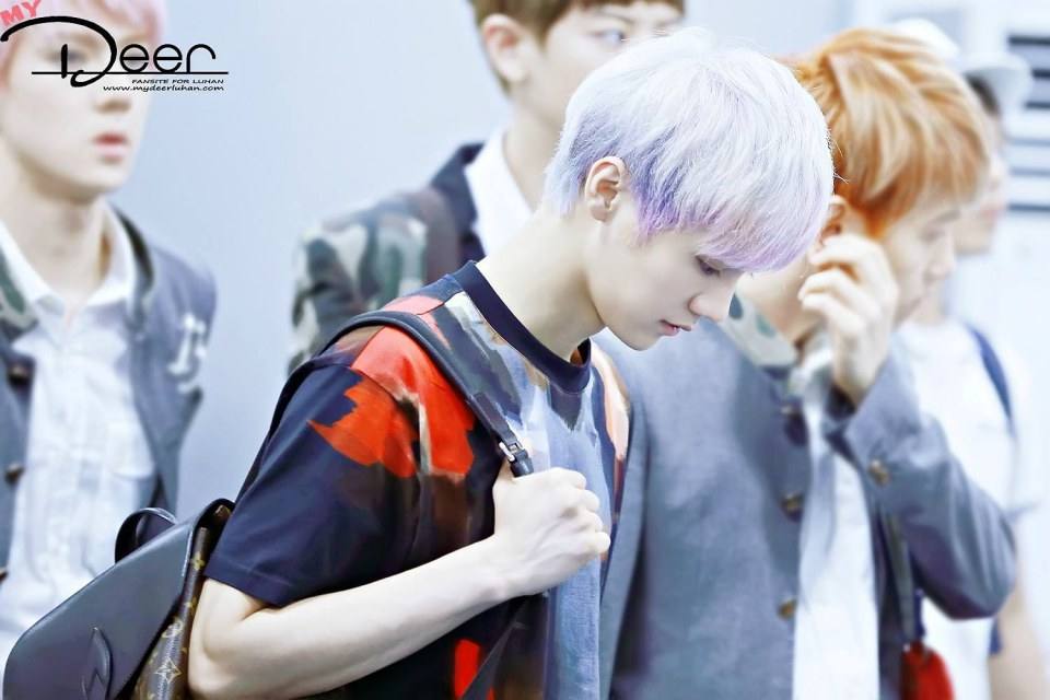 luhan hair color gray