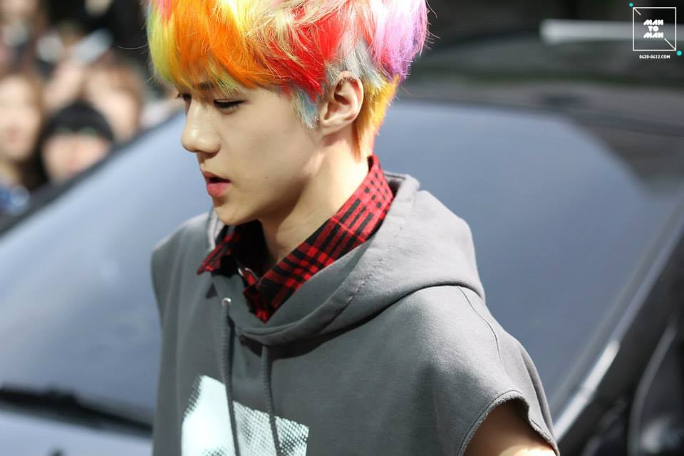 hair color sehun  1