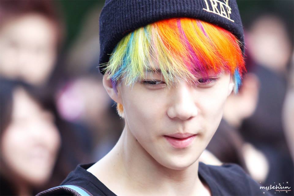 hair color sehun 2