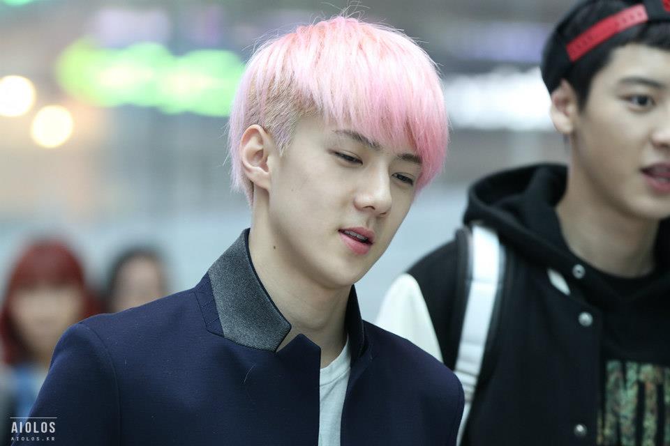 hair color sehun 2