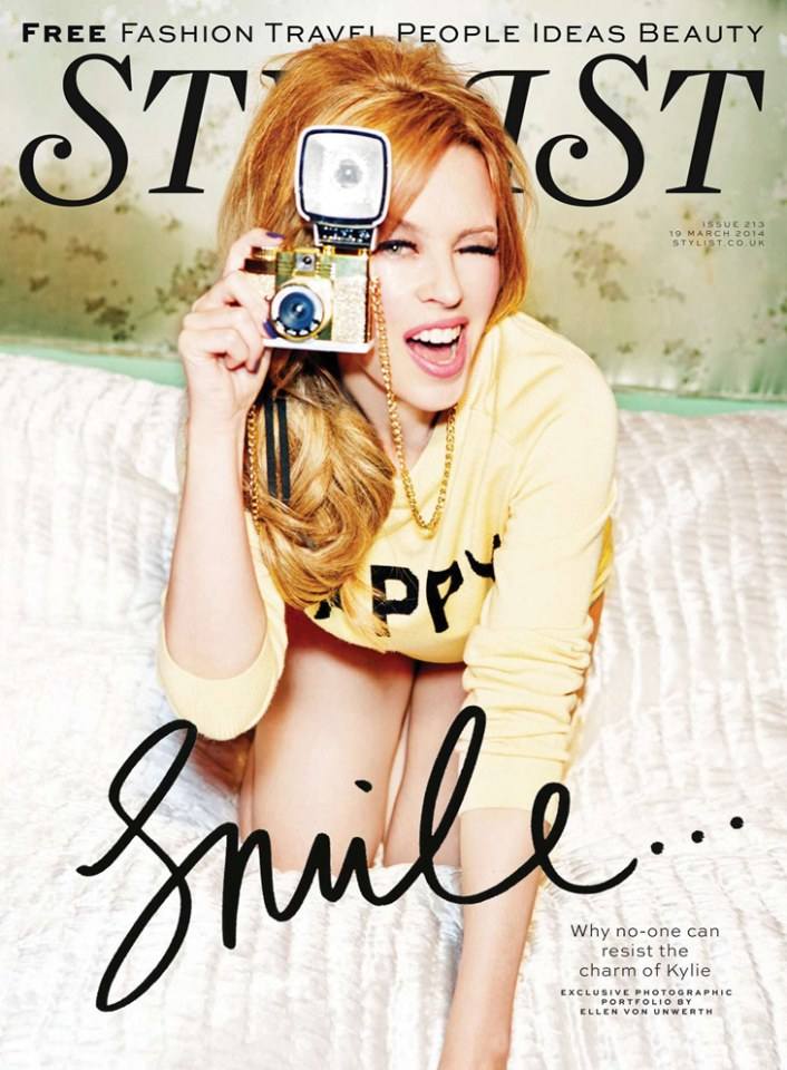 Kylie Minogue @ Stylist UK Magazine March 2014