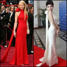 ใคร Copy ใครดูกันเอาเอง!!! ใหม่ ดาวิกา VS Nicole Kidman the red dress on carpet Osscar 2012!!!!!!