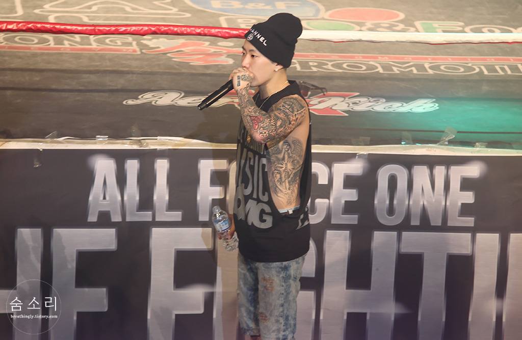 Jay Park at All Force One "The Fighting" by 숨소리