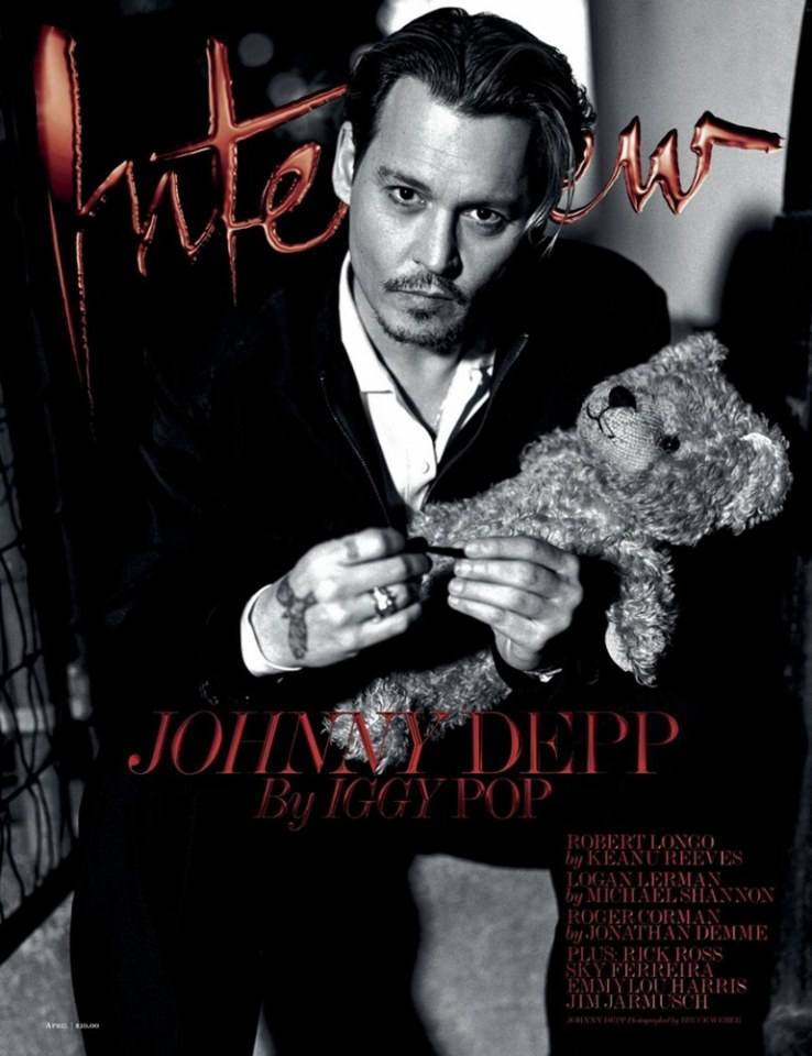 Johnny Depp @ Interview Magazine April 2014