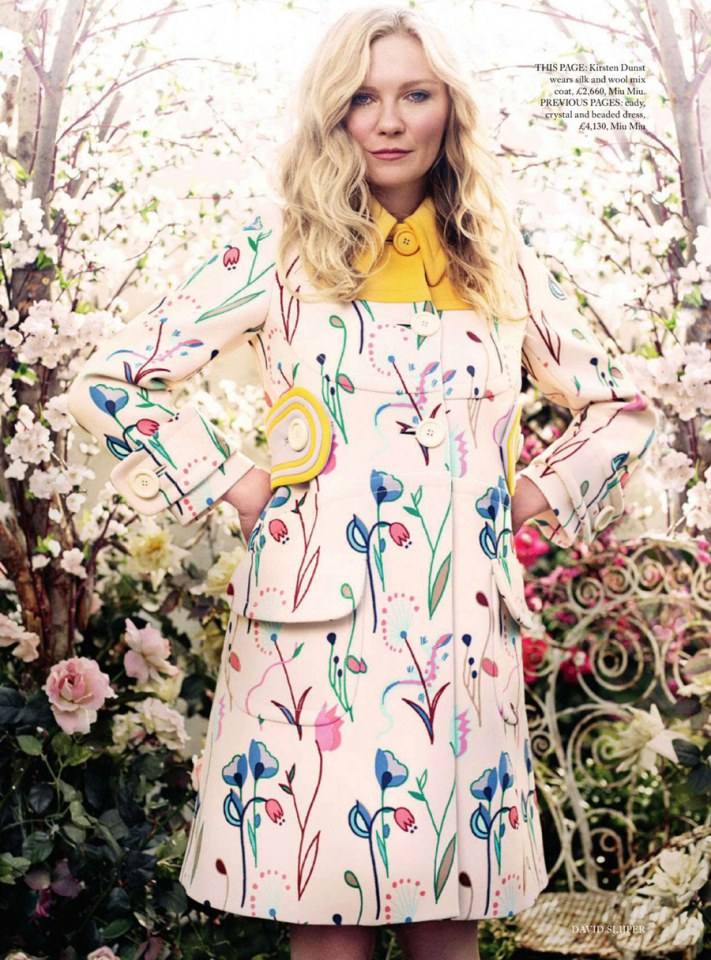 Kirsten Dunst @ Harper's Bazaar UK May 2014