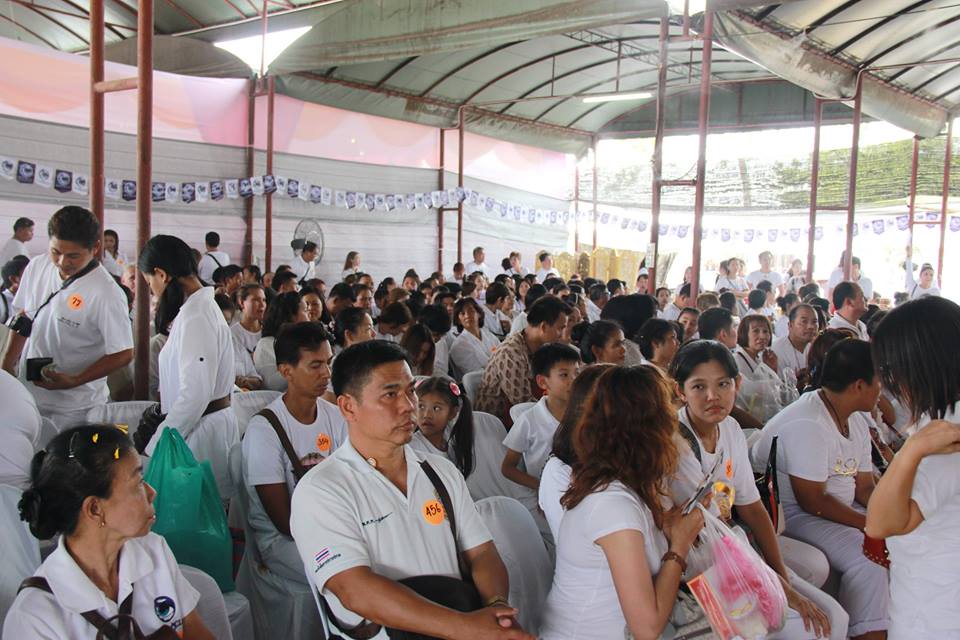 พิธีไหว้ครู โซนมิราเคิล แชนแนล โดย อ.หัตถา เลขจิตในงาน "คนไทยหัวใจเกษตรครั้งที่5