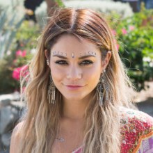 Vanessa Hudgens Jewels Up for Day Two of Coachella 2014!