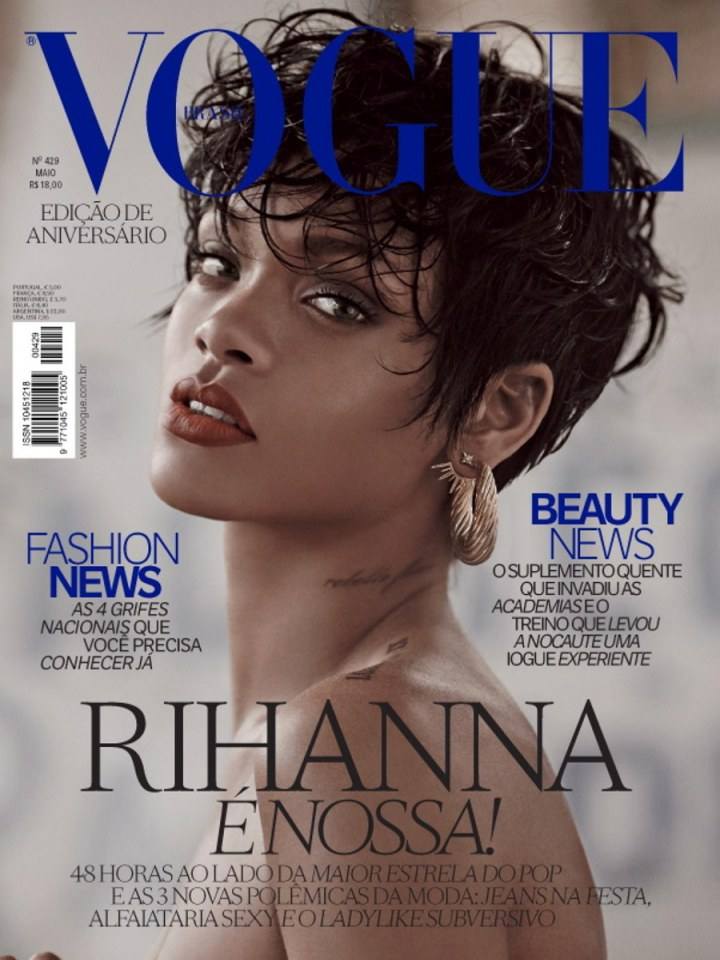 Rihanna @ Vogue Brazil May 2014