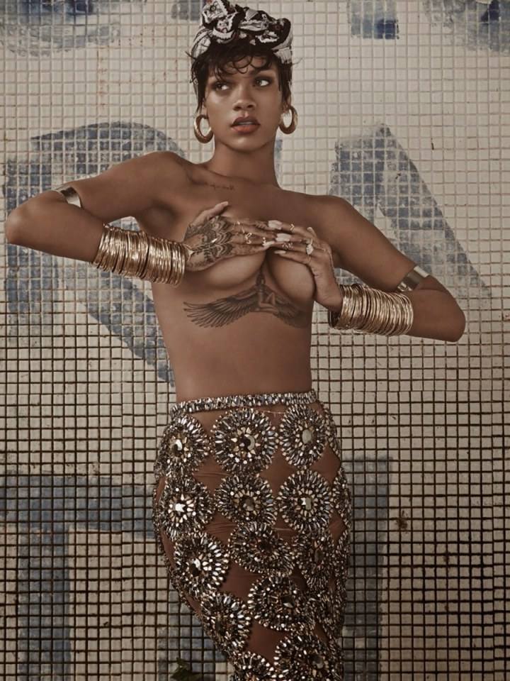 Rihanna @ Vogue Brazil May 2014